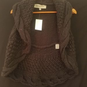 Knit, cozy vest